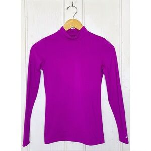 champion : size S : bright magenta dri-fit fitted activewear running workout top